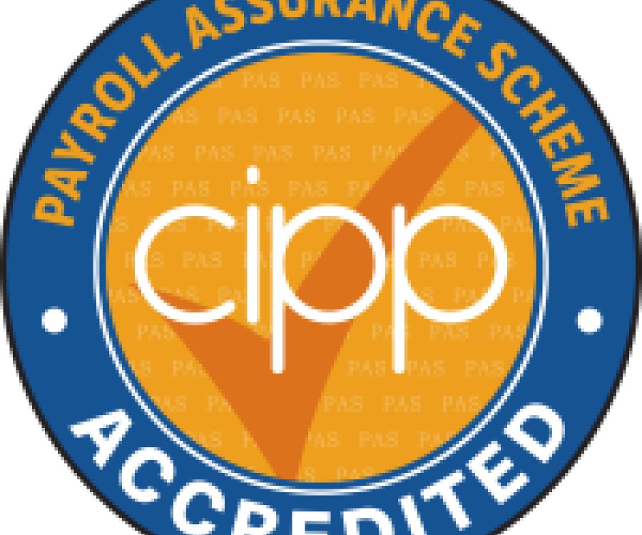 CIPP PAS Payroll Assurance Scheme Accredited badge logo 2024 200px.